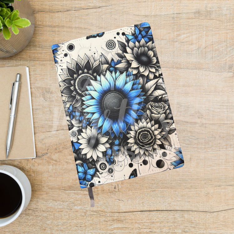 Journal - Blue flower (A5)