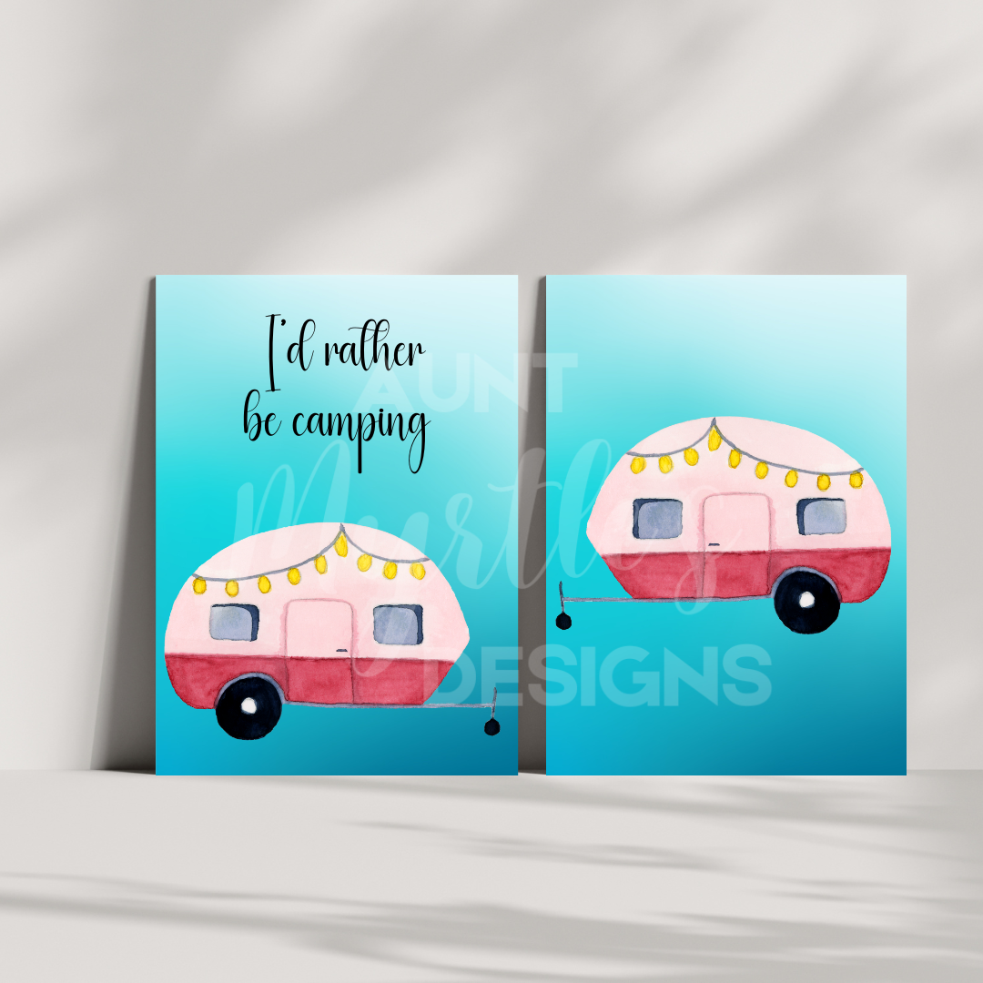 Journal - I’d rather be camping (A5)