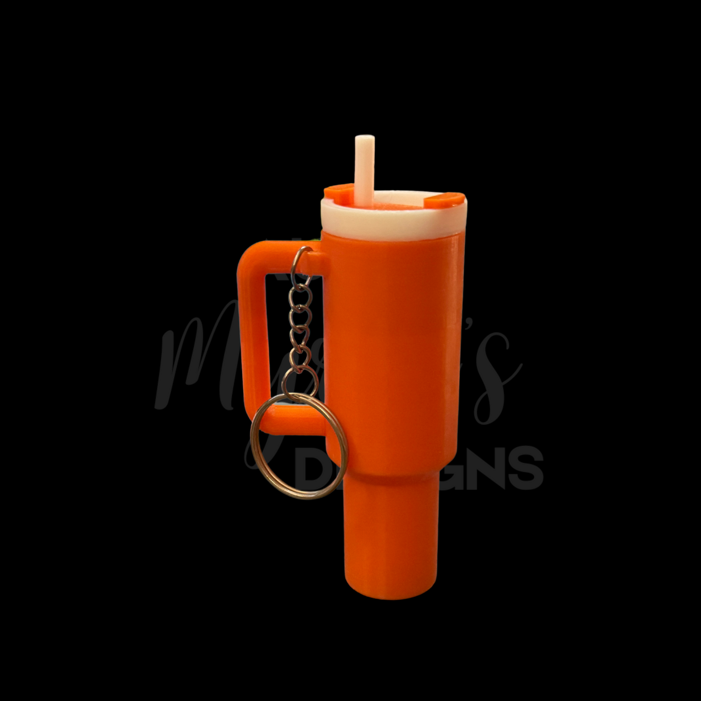 40oz Dupe KeyChain w/Chapstick holder - Orange