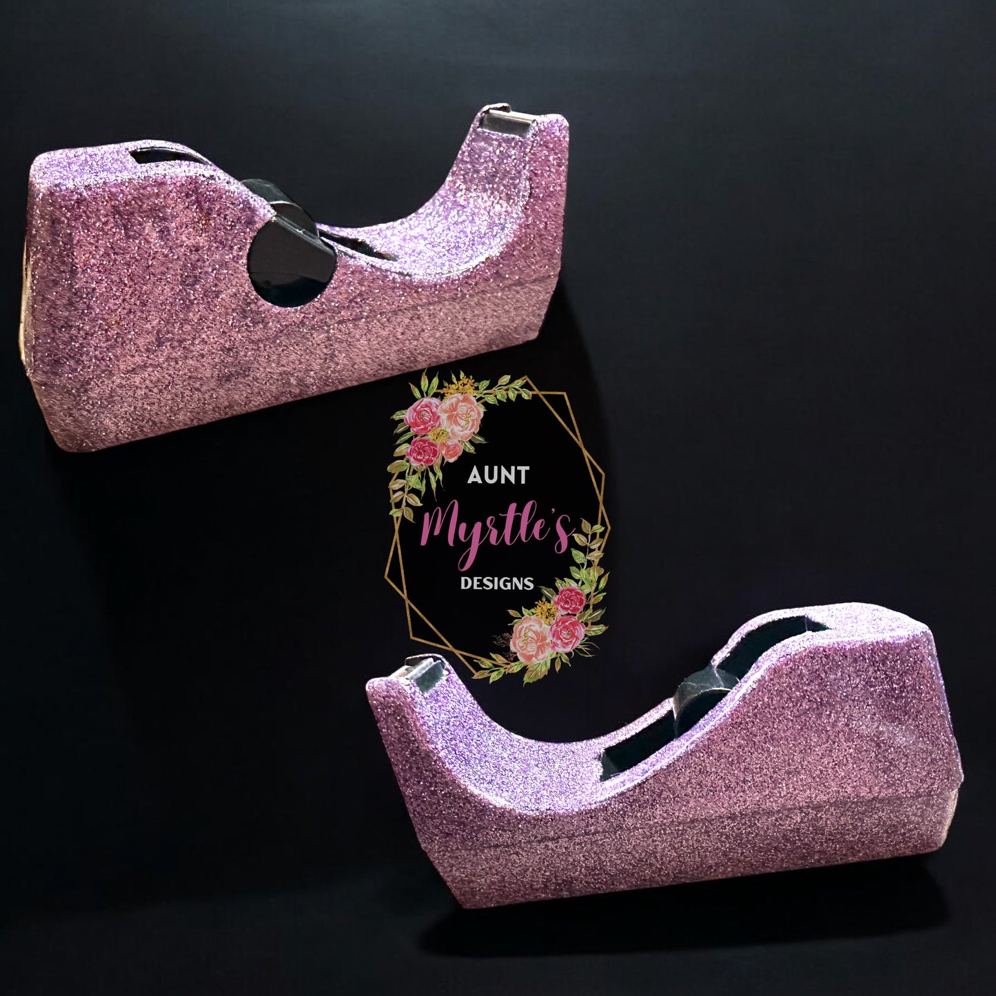 Custom glittered office products