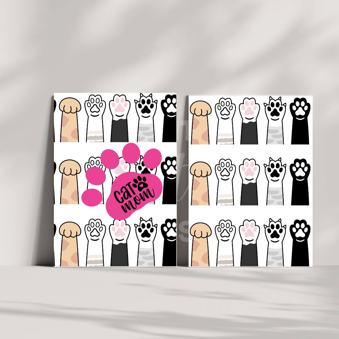 Journal - Cat Mom paws (A5)