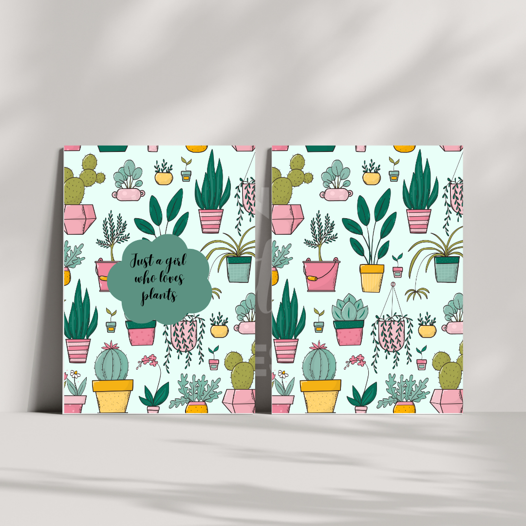 Journal - Just a girl who loves plants (A5)
