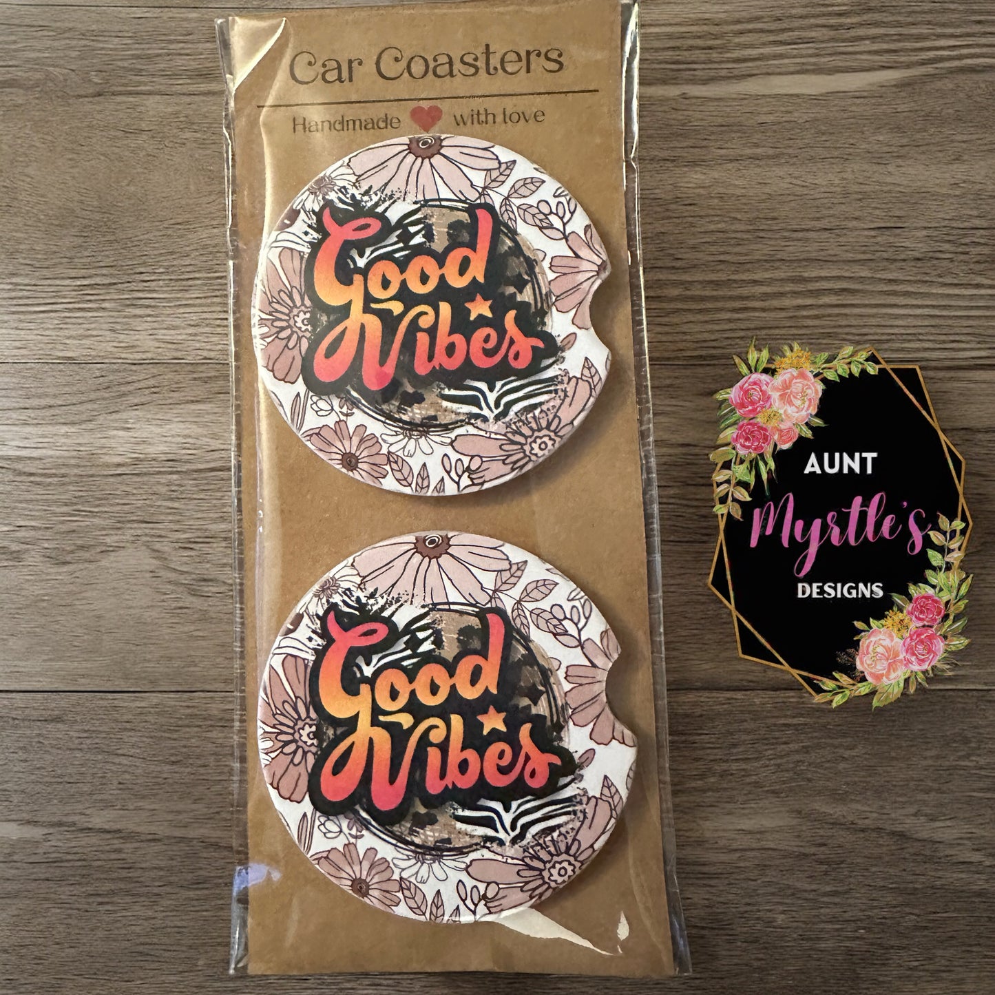 Car Coaster - Good vibes