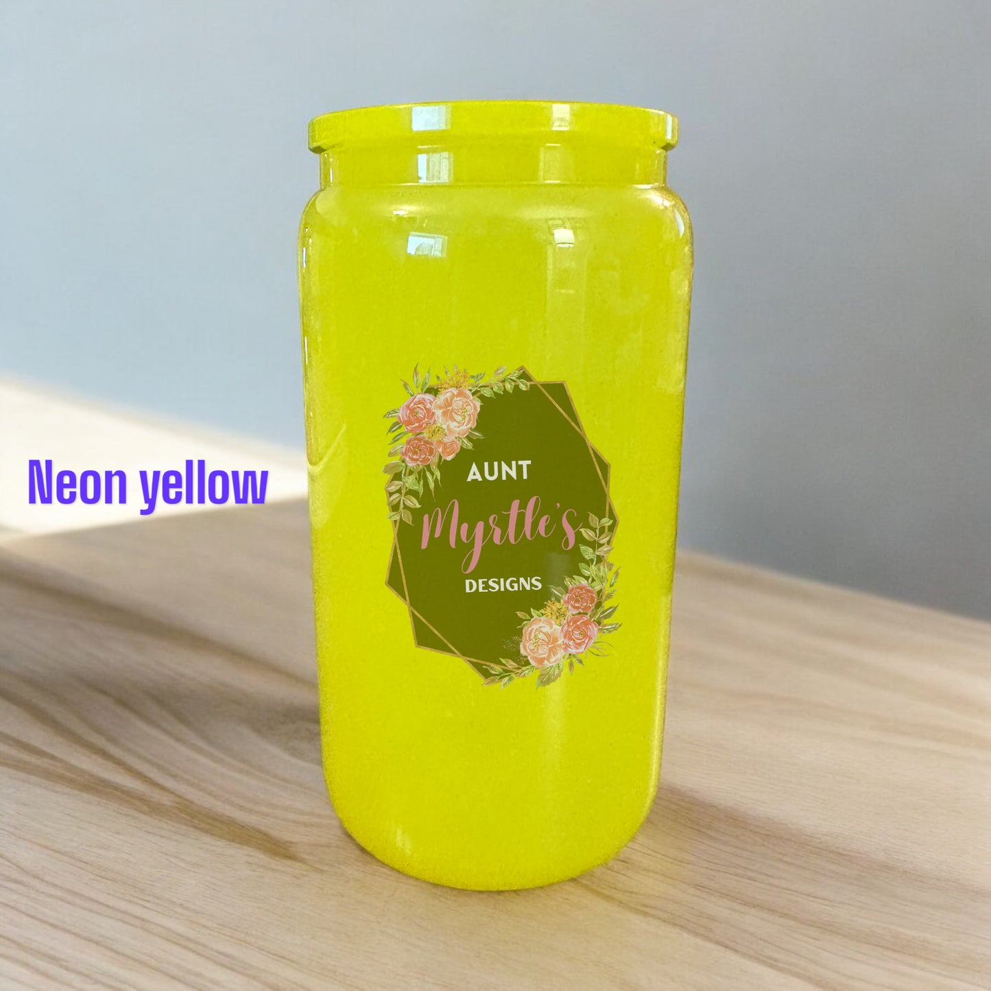 Neon Glass Can - 16oz