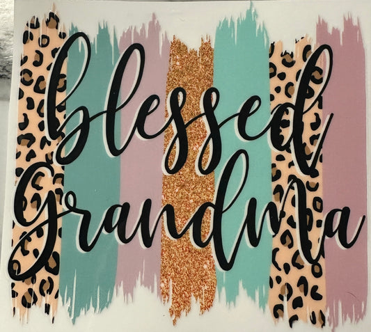 Blessed grandma (large decal)