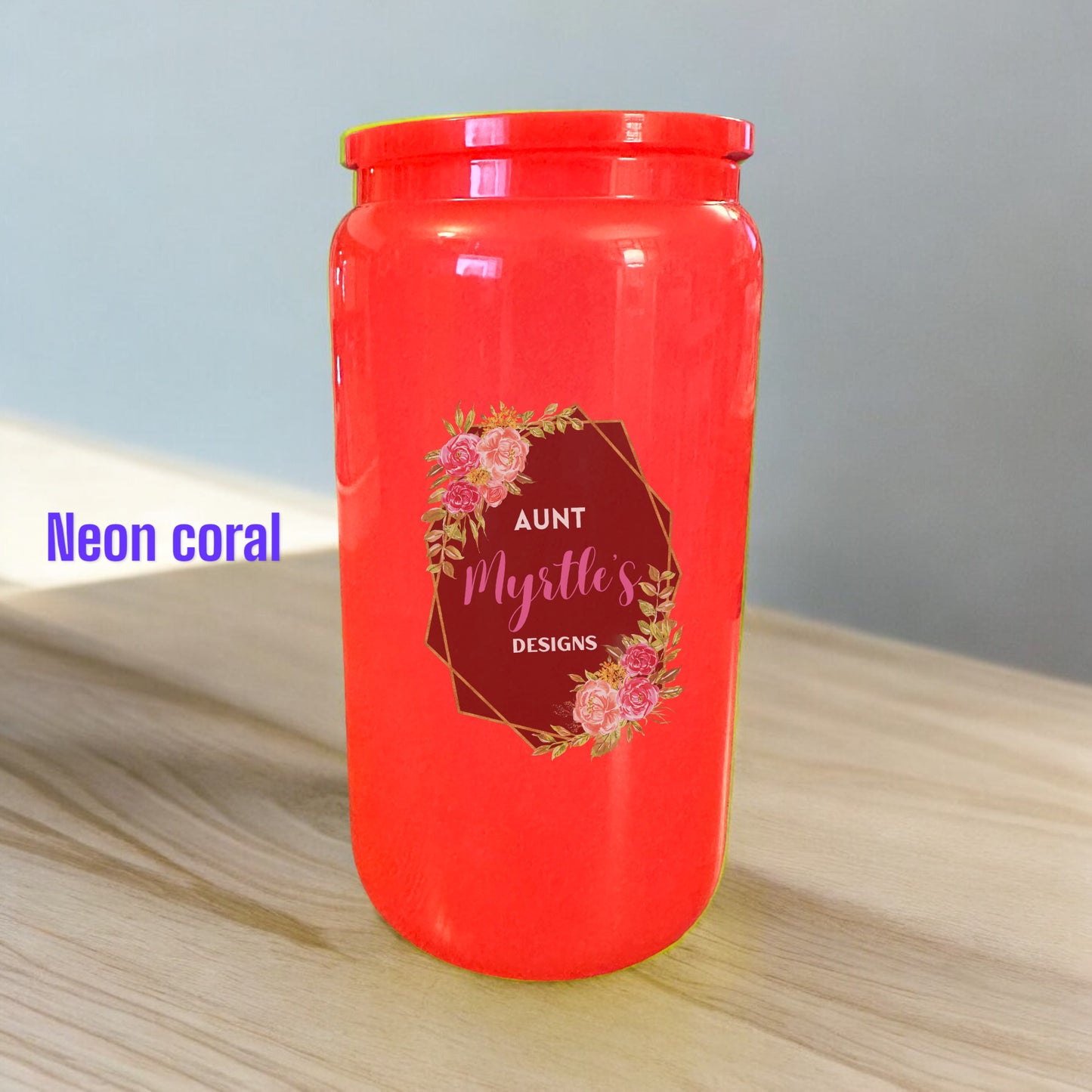 Neon Glass Can - 16oz