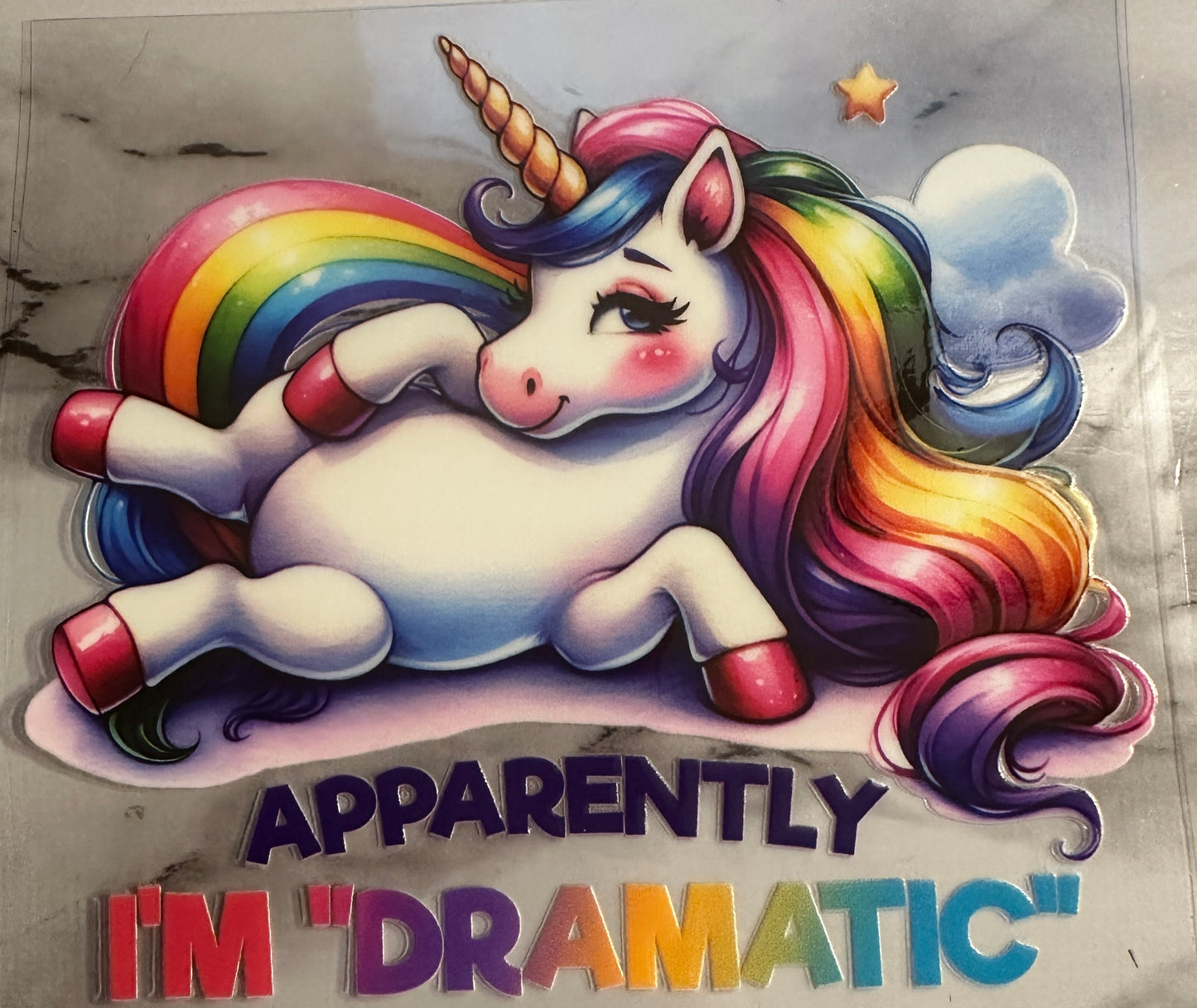 Apparently, I'm dramatic (decal)