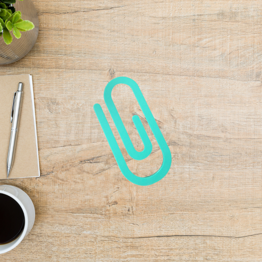 Acrylic bookmark - Mint matte