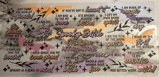 Spooky bitch daily affirmations