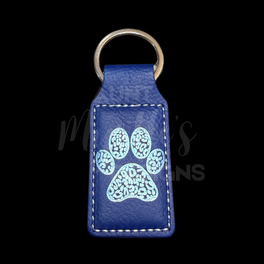 RTS 00852 - Leopard pawprint - navy