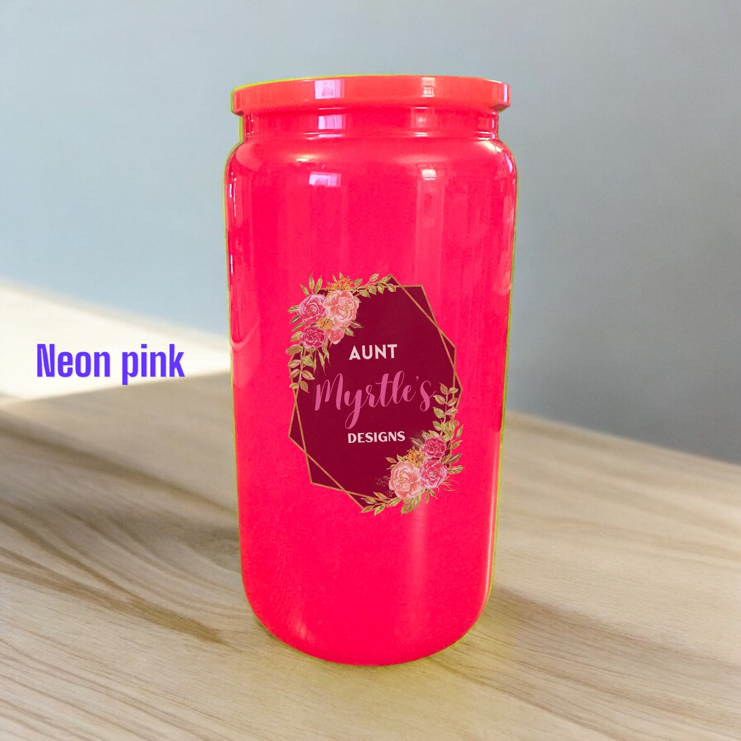 Neon Glass Can - 16oz