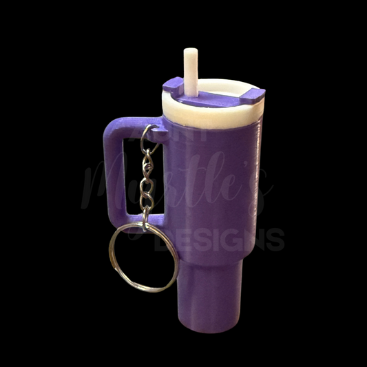 40oz Dupe KeyChain w/Chapstick holder - Medium purple