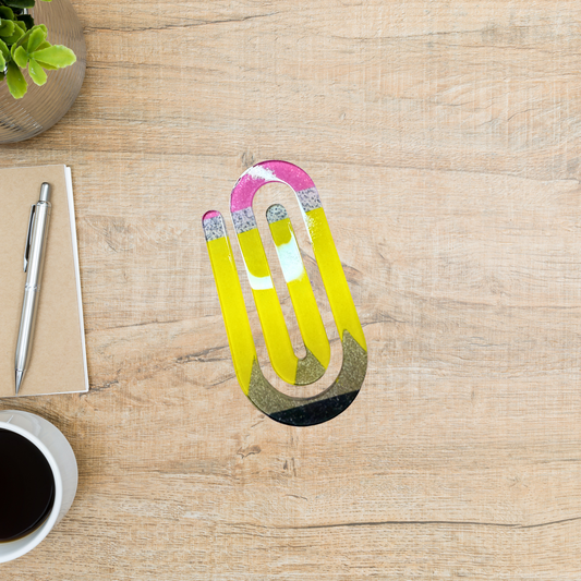 Acrylic bookmark - Pencil