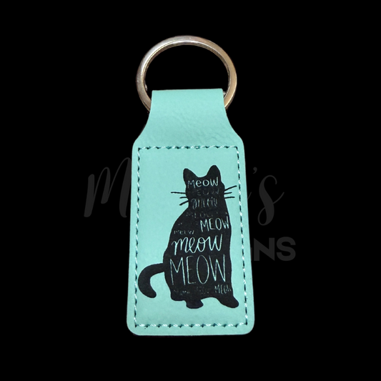 RTS 00855 - Meow keychain - mint