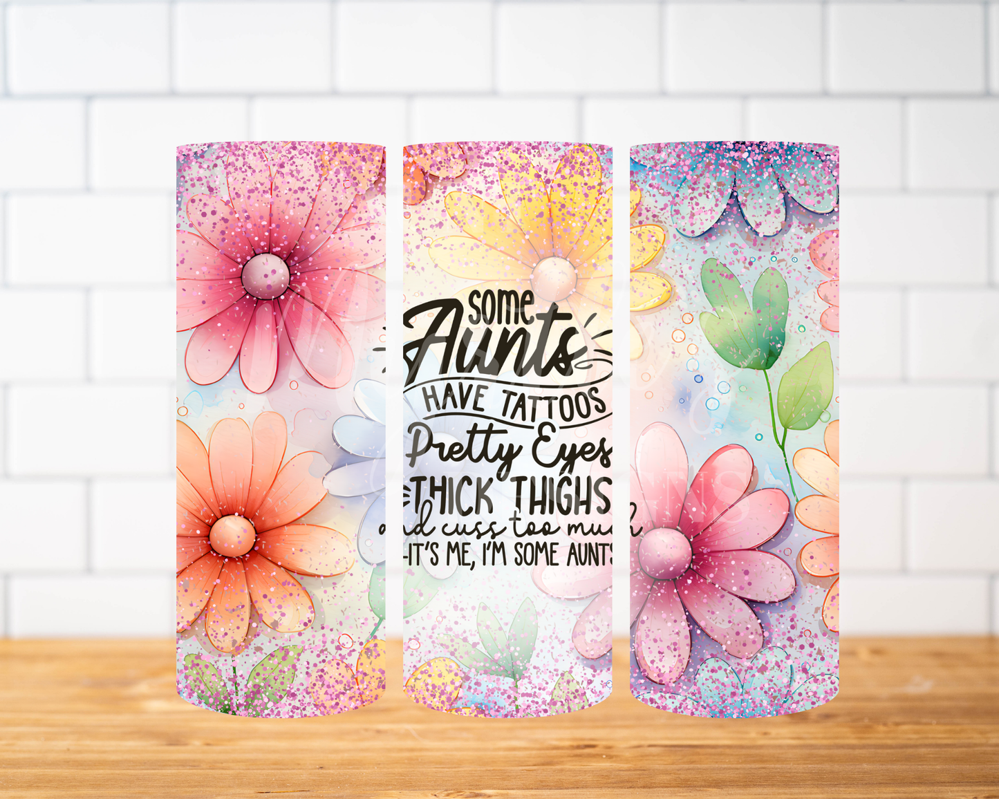 RTS 00901 - I'm some Aunt - 20oz skinny tumbler