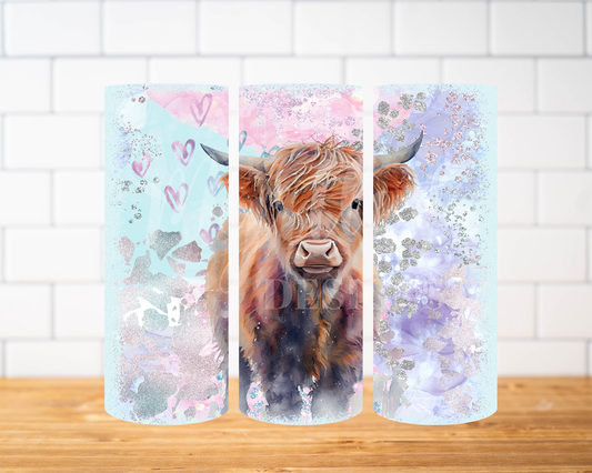 RTS 00520 - Sweet Highland - 20oz skinny tumbler