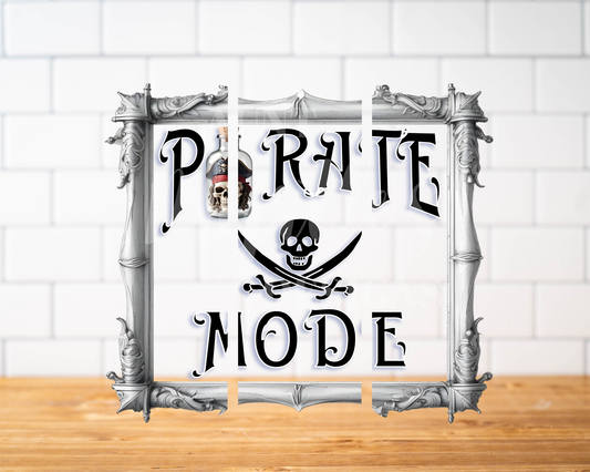 RTS 00702 - Pirate Mode - 20oz skinny tumbler