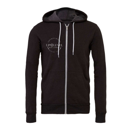 UpLevel Wellness Unisex Full Zip Hoodie Sweatshirt