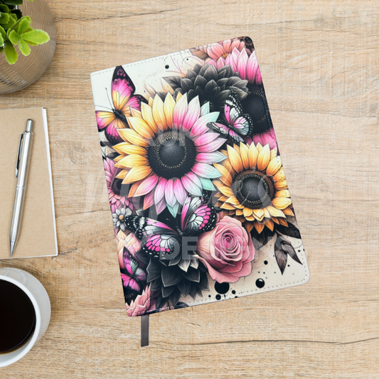 Journal - Pastel sunflower & butterflies (A5)