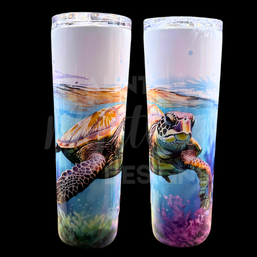 RTS 00643 - Sea turtle - 30oz skinny tumbler