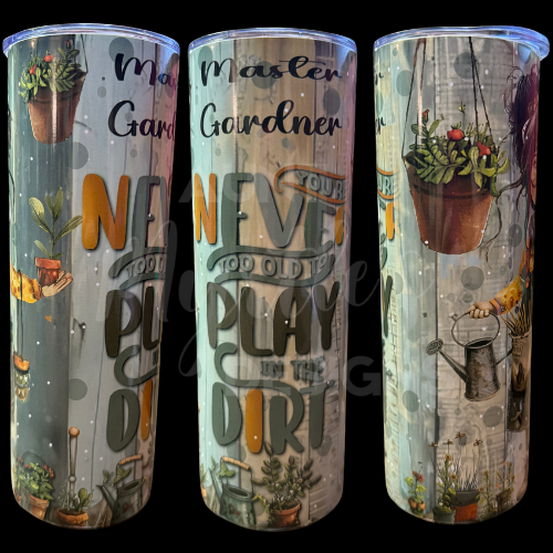 RTS 00866 - Master Gardener - 20oz skinny tumbler