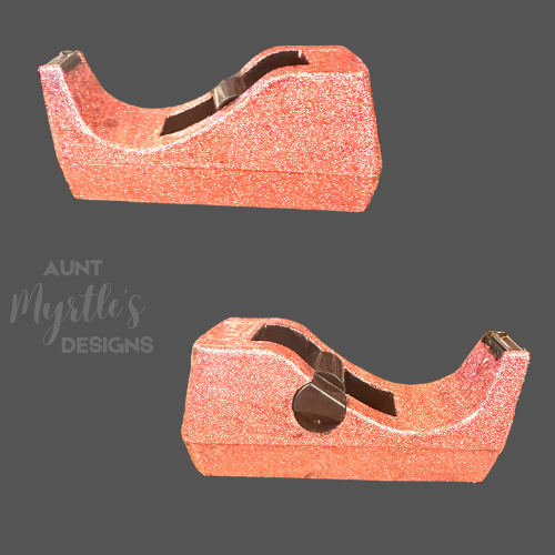 Glittered Tape Dispenser - Dreamcatcher Pink